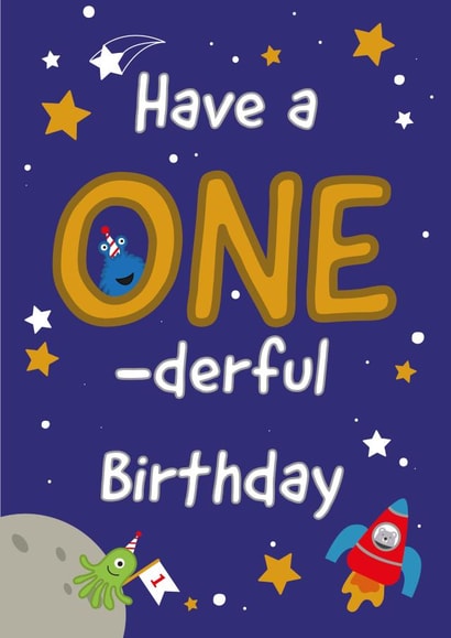 One-derful Birthday Card created by The Northern Bird