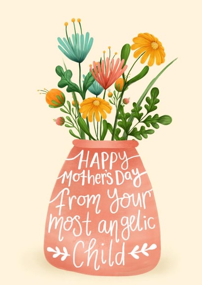 pretty contemporary Mothers Day Card 7331 created by EVELYNWHITEDESIGN