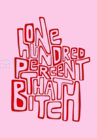 one hundred Love & Friendship Card 13170 created by Jodi Feddon