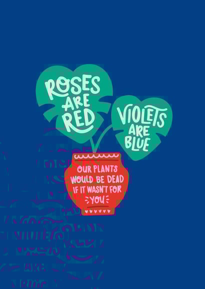 poem contemporary Valentines Day Card 41569 created by Squaire