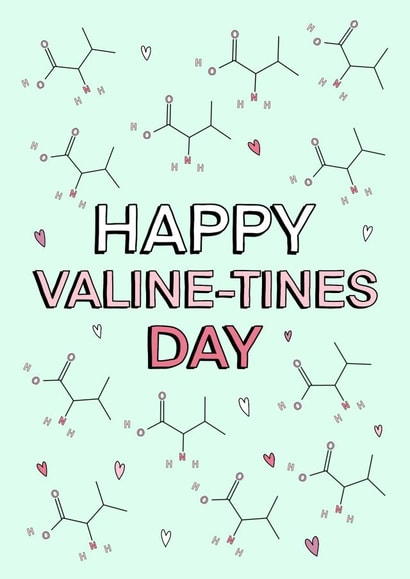 love heart Valentines Day Card 21101 created by Flora Mack