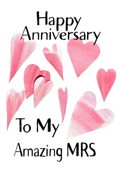 hearts paper hearts Anniversary Card 23970 created by Loui's Funky card Designs