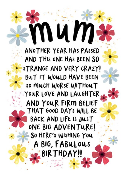 mum for mum Birthday Card 15309 created by Pickled Prints