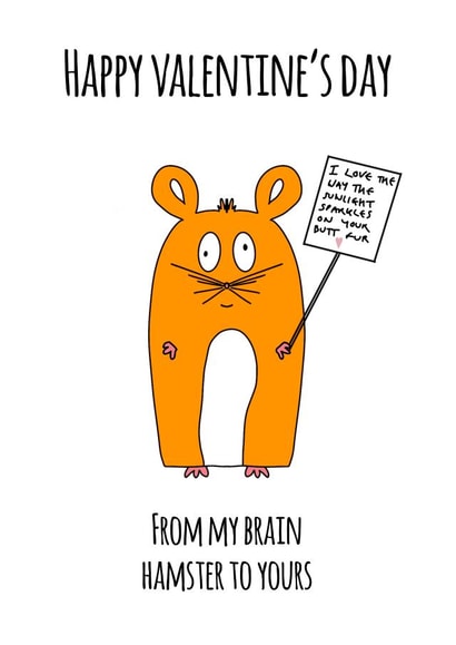 sunlight sparkles Valentines Day Card 39671 created by The Decaffeinated Squirrel