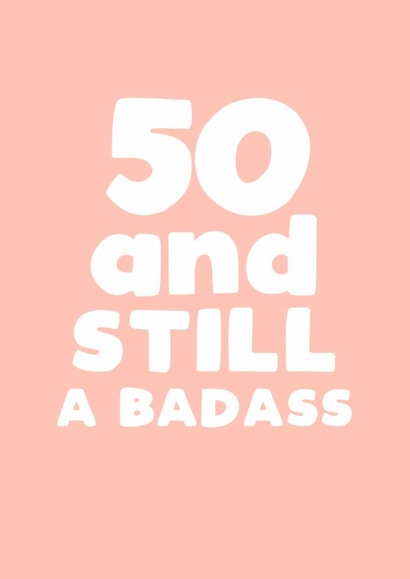 badass adult Birthday Card 7240 created by Giddy Kipper