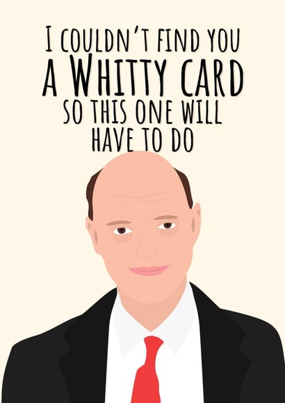 whitty pun Humour Card 37445 created by PopDogShop