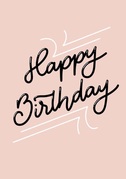 Elegant Birthday Card for Someone Classy created by Jenni Ahlberg - Jeah Design