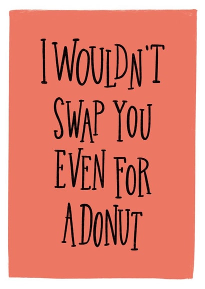 'Better Than a Donut' Card for Your Sweetheart created by Jenni Ahlberg - Jeah Design