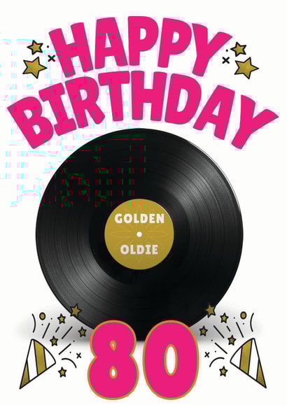 record Retro/Vintage Birthday Card 13097 created by ShortRound888
