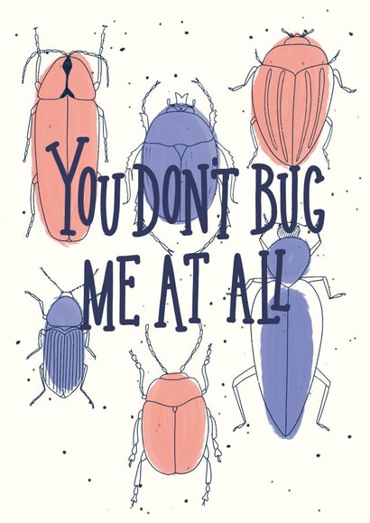 bug beetles Valentines Day Card 20359 created by Jenni Ahlberg - Jeah Design