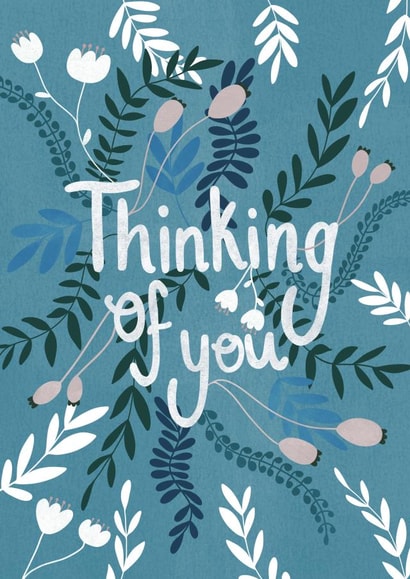 Plants  Floral  Thinking of you Card 21082 created by Soph AC Studio