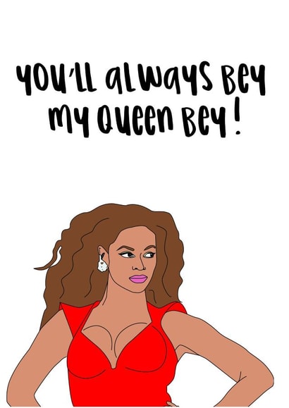 beyonce music Valentines Day Card 39399 created by Lucy