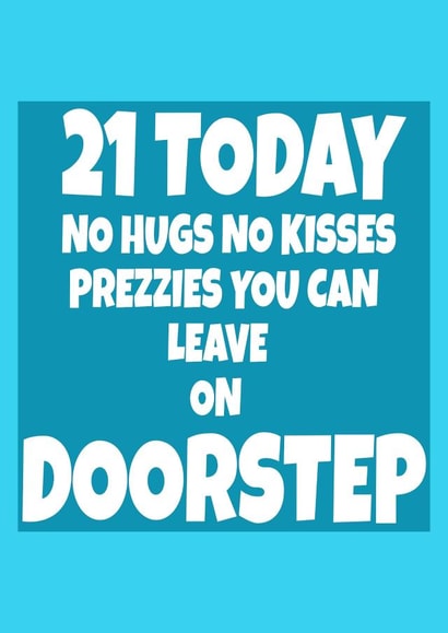 21 21st Birthday Card 36972 created by RASAR