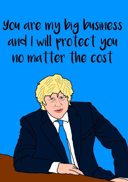 boris johnson Valentines Day Card 38711 created by I Did A Satire