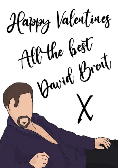 all the best david brent Valentines Day Card 41396 created by LEORAS ATTIC
