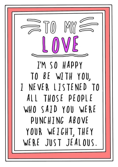 Love happy Valentines Day Card 7556 created by Go La La!