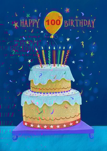 100th Birthday Celebration Cake created by Dale Simpson