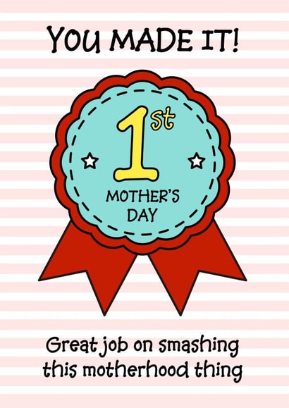 1st Mothers Mothers Day Card 31663 created by The Grumpy Pug
