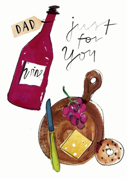 dad wine Birthday Card 21161 created by Emma Valenghi