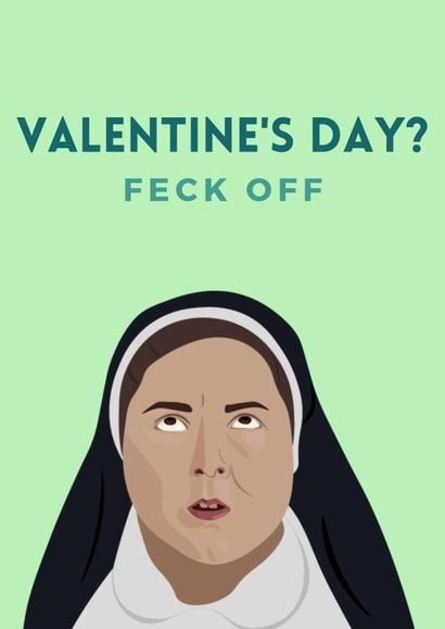 feck off valentine Valentines Day Card 42235 created by TEA Designs