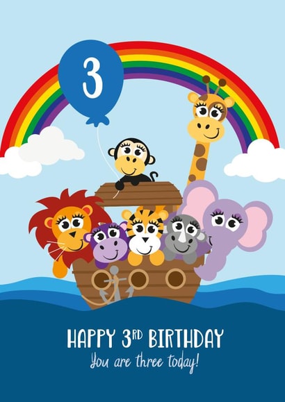 Happy 3rd Birthday created by Roger Bear Designs