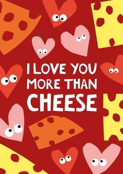 love you Valentines Day Card 18610 created by Jive Prints