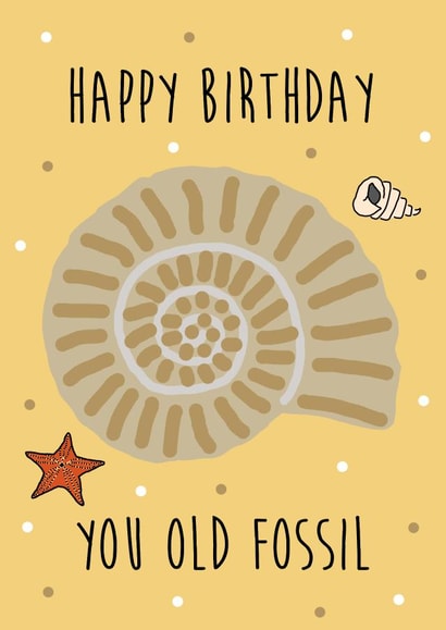 shell old Birthday Card 32585 created by Emma Moules