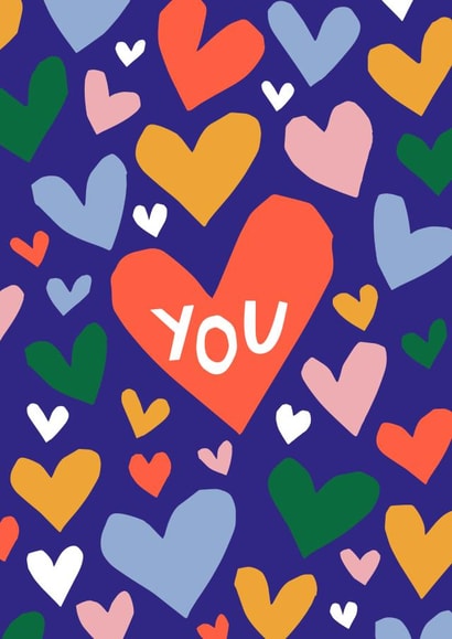 love you Valentines Day Card 18613 created by Jive Prints