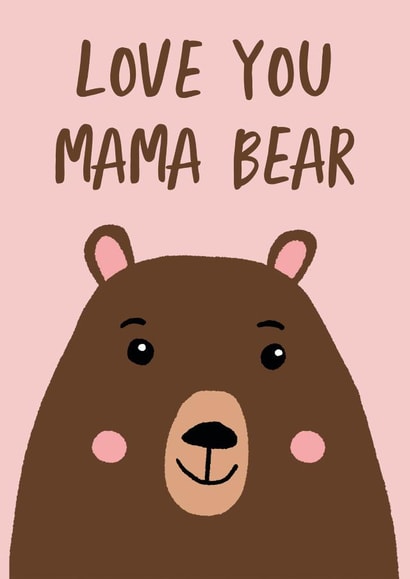 Love You Mama Bear created by @tikkled.pink