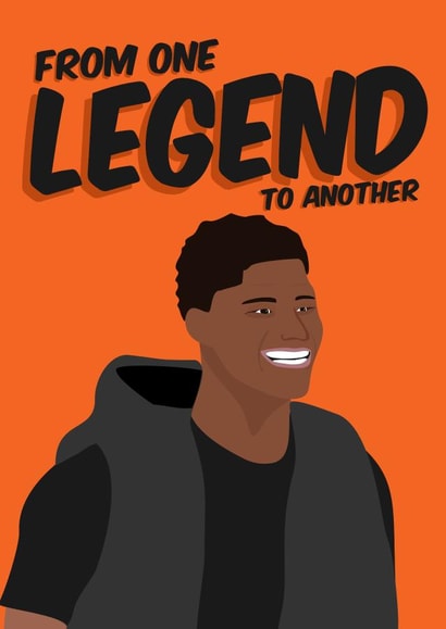 Marcus Rashford football Birthday Card 13856 created by PopDogShop