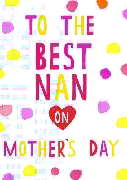 best nan Mothers Day Card 17738 created by Earlybird