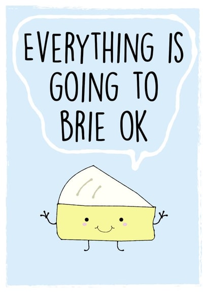 brie pun Send A Smile Card 20137 created by C+C Cards