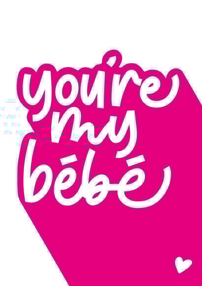 schists creek bebe Valentines Day Card 13536 created by Blink Lettering
