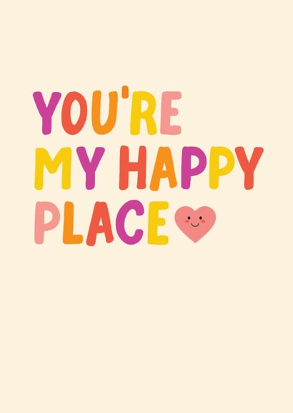 happy place Valentines Day Card 20716 created by Pin & Paper