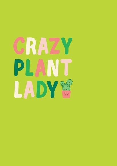 Crazy Plant Lady created by Pin & Paper