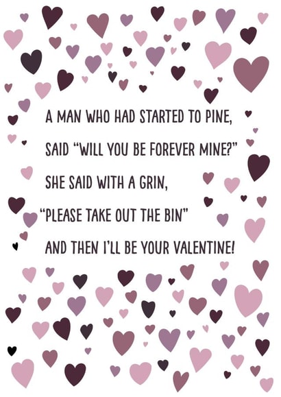 Cheeky Limerick Valentine's Card created by Sassy Sarah