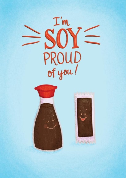 soy sauce Congratulations Card 40567 created by Jennifer Hines