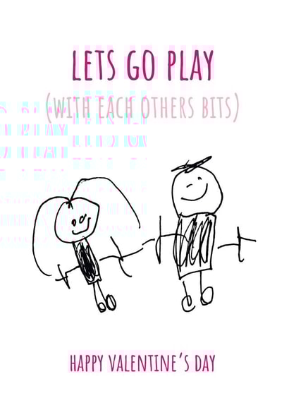 drawing illustration Valentines Day Card 36330 created by Lisa Jestico