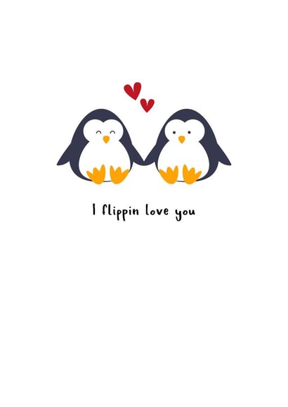 I flippin love you card created by Wink Design - Michelle Roberts