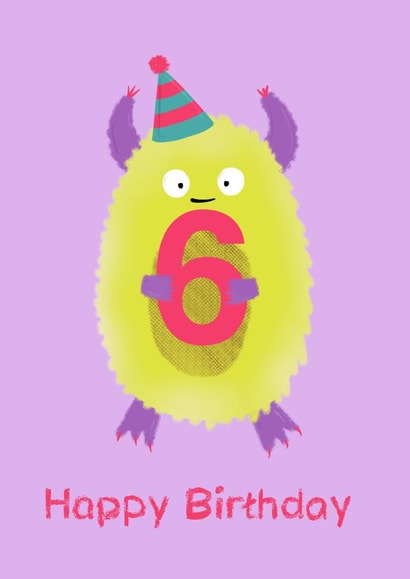 6 6th Birthday Card 19987 created by Get The Party Crafted