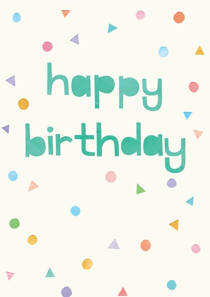 Pastel happy birthday card created by Eden Fay