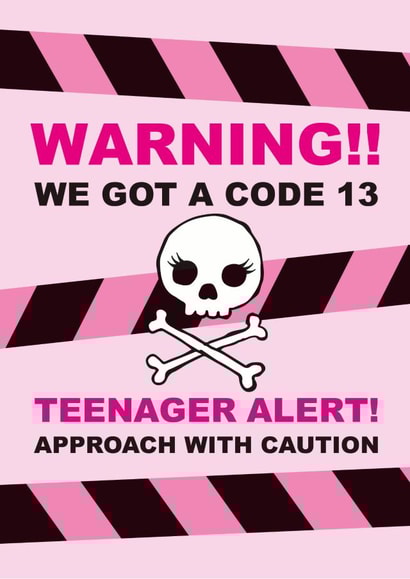 13 13th Birthday Card 10504 created by Rulu