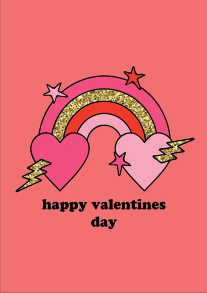 happy valentines day heart Valentines Day Card 41960 created by @sophie robbens