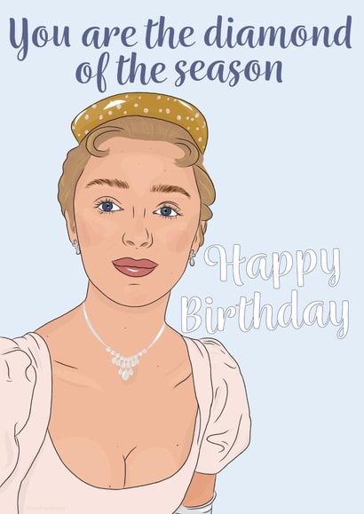 Daphne Bridgerton Birthday Card 21113 created by Natalie Baxter