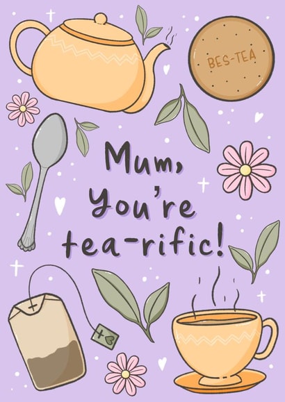 mum terrific Mothers Day Card 14033 created by The Laughing Sloth