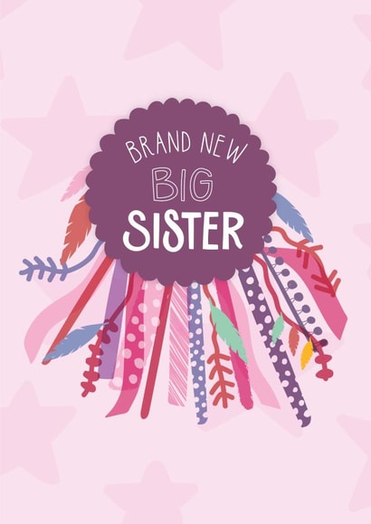 brand new New Baby Card 7154 created by Two For Joy Illustration