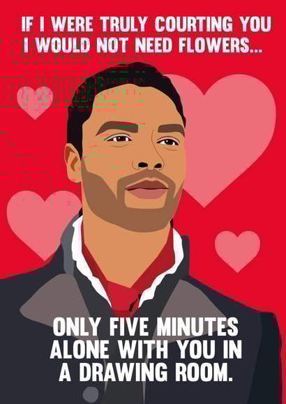 bridgerton Film/TV/Netflix Valentines Day Card 42082 created by Lindi Designs