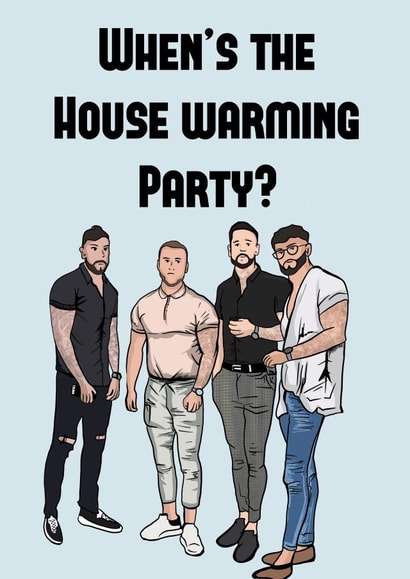 4 lads lads New Home Card 18940 created by Doublea