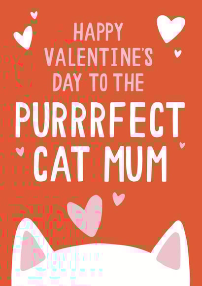 Purrrfect Cat Mum Valentine's Day Card created by Jessica Harvey