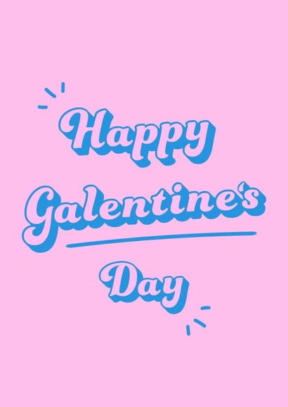 Galentine Girl friend Love & Friendship Card 16326 created by YOB & YAG